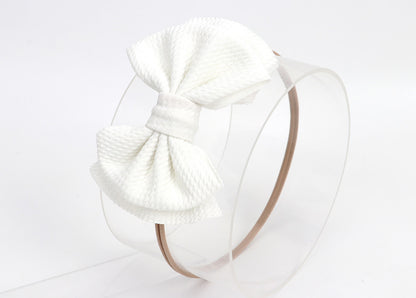 Cute Nylon Bow Headbands
