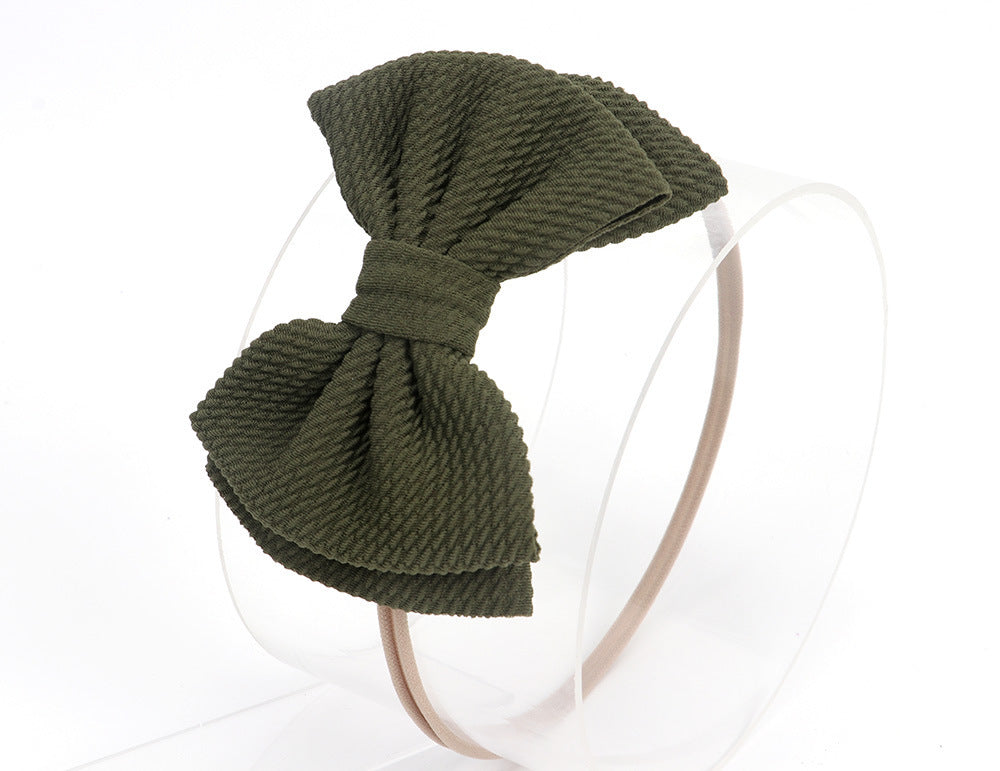 Cute Nylon Bow Headbands