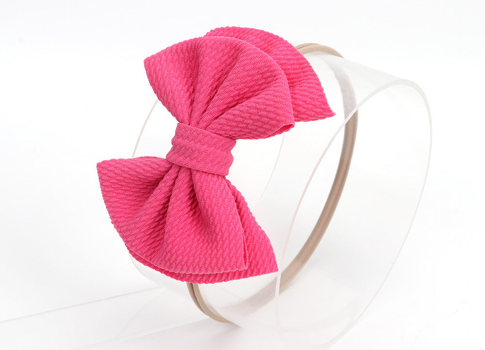Cute Nylon Bow Headbands