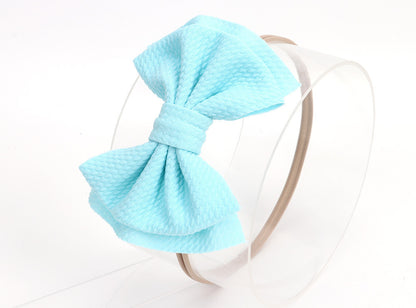 Cute Nylon Bow Headbands