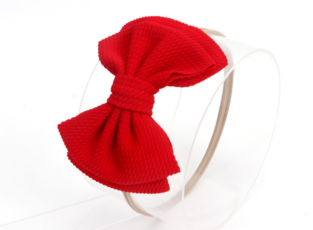 Cute Nylon Bow Headbands