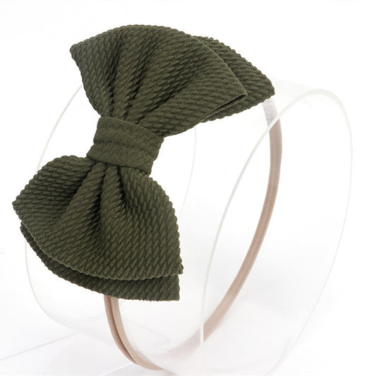 Cute Nylon Bow Headbands